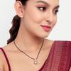 Abdesigns Diamond Mangalsutra, Mangalsutra indian placată cu aur, Actrița Bollywood Mangalsutra, American Diamond Kundan Mangalsutra