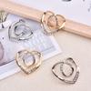 Heart Scarf Brooches Silk Scarf Buckle Brooch Women Shawl Ring Clip