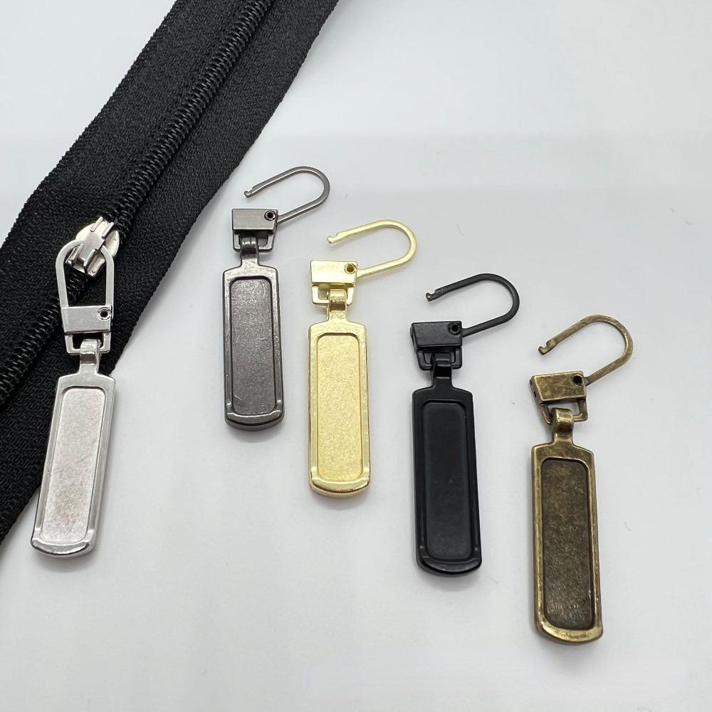 10Pcs/Lot Detachable Metal Zipper Pullers for Zipper Sliders Head Zippers Repair Kits Zipper Pull Tab DIY Sewing Bags Down Jacket