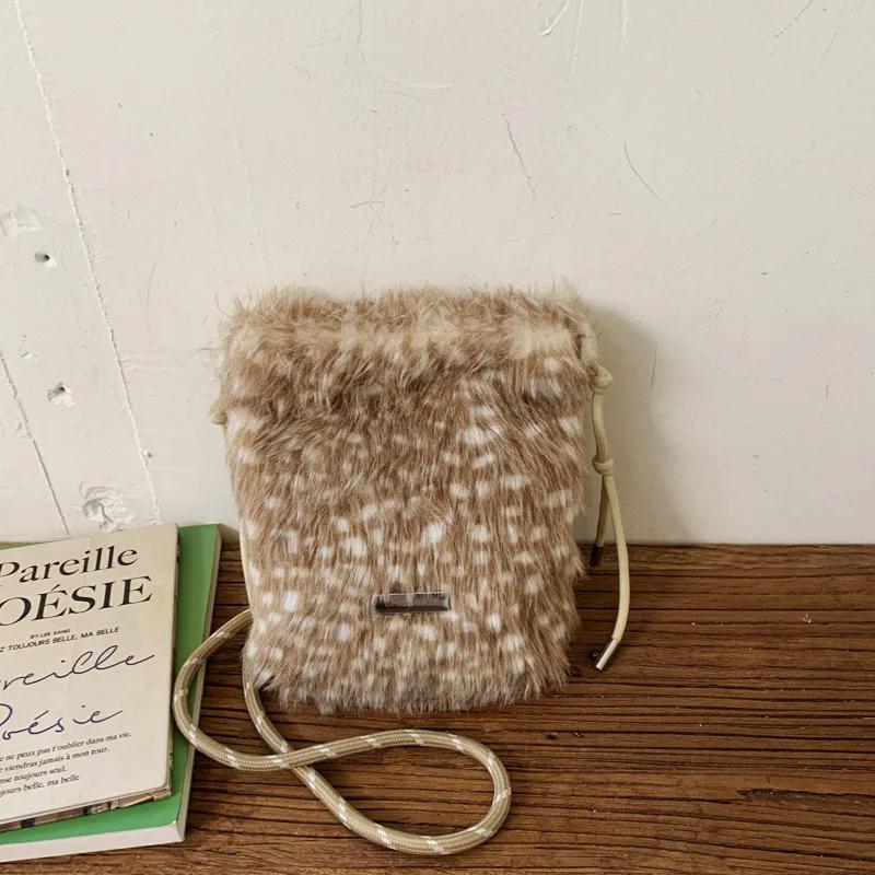 Herfst Winter Bonten Tas voor Dames Nieuwe Crossbody Tas Hoge Capaciteit Vintage Schouder Handtas Veelzijdige Mode Portemonnee