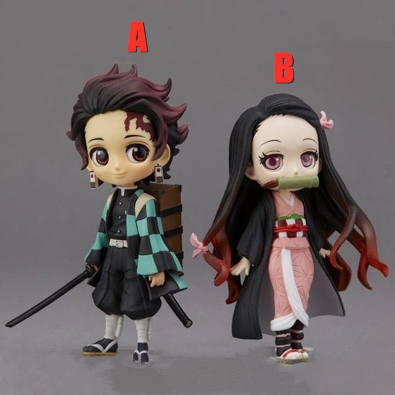 Anime Dämonentöter: Kimetsu No Yaiba Kamado Tanjirou Kamado Nezuko Niedliche PVC-Actionfigur Spielzeug