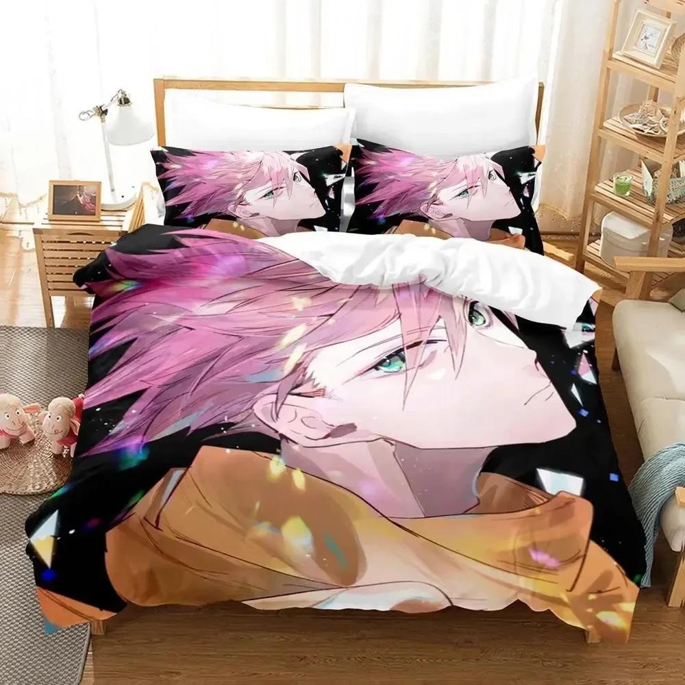 3d Anime ID INVADED Beding Set Single Twin Printed Bed Linen Set With Pilowcase Bed Soft Duvet Cover Single Double Quen Super King-Sized Dimensionsd