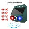 Solar Ultrasonic Animal Repeller: Outdoor Mouse, Bird & Cat Deterrent with Flashing Light