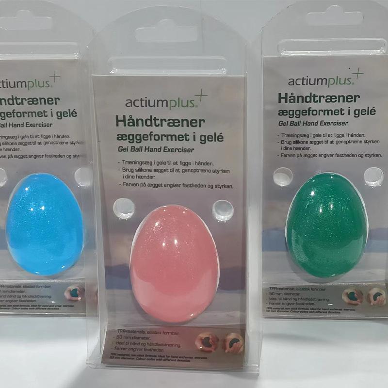 Silicone Hand Grip Ball Egg Gym Fitness Finger Heavy Exerciser Strength Muscle Recovery Gripper Trainer Stress Reliever Squeezer