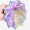 Expanded Sensory Fidget Star 3D Printed Spinning Tower Fidget Toy Flexible Spiral Star with Handle for Stress Relief Office Desk Accessory