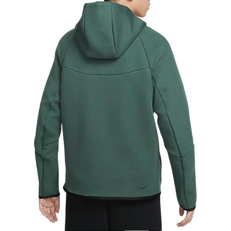Nike Tech Comfortable Hooded Long Sleeve Jacket Men Jackets Green Black HV0950338