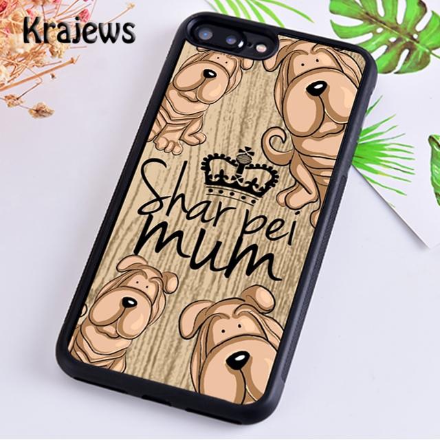 Krajews Canvas Art Shar Pei mum Best Guard Dogs For iPhone 17 Air 16 Phone Case Cover 15 14 plus 12 13 pro max