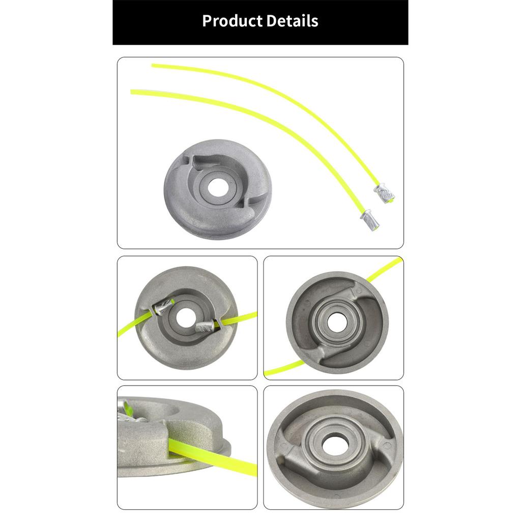 Trimmer Head Spool Replacement for Grass Trimmer Weeding Eater Trimmer Head Replacement for Grass Trimmer Accessories