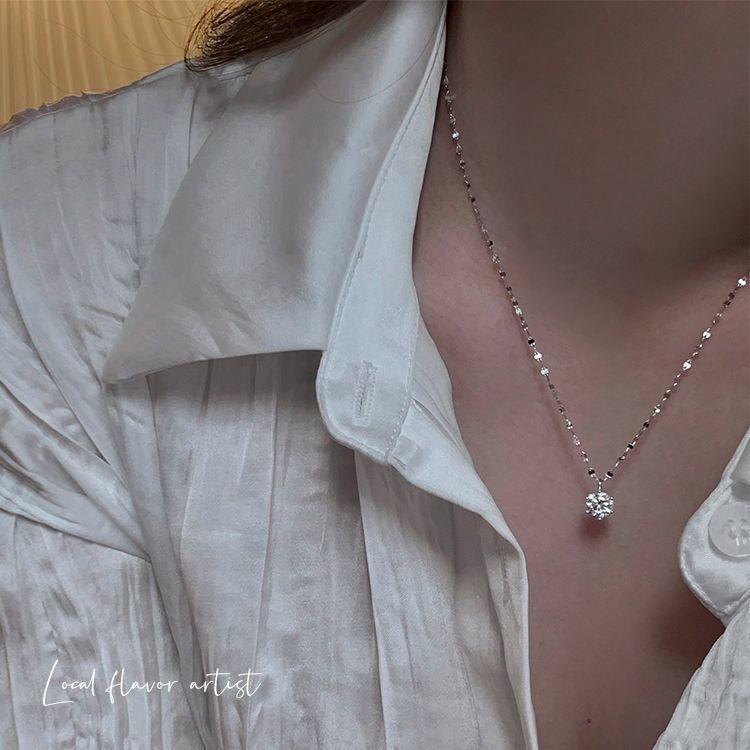 Mobius Necklace Women'S Light Luxury Niche High-End Design Sense Collarbone Chain Fashionable And Versatile