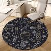 1pc Office Carpet Chair Mats Witchcraft Symbols Perfect for Decorating Office Chairs, Living Rooms, Or Bedrooms