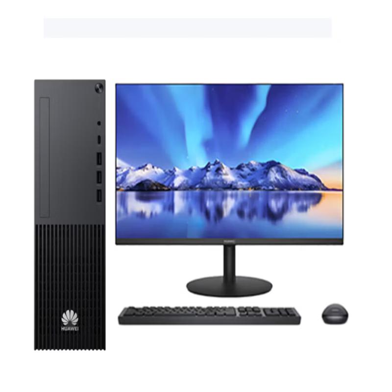 Huawei PC Desktop Qingyun W585y-A096 con Monitor da 23,8 pollici (Versione NC)