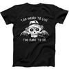 Too Weird To Live Too Rare To Die Gonzo Funny Gift Tee Black T Shirt 375 Unisex T-Shirt