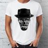 Με Κρανίο Heisenberg Σκοτεινό Walter White Breaking Bad Street Guys Μπλούζες & T-shirts Swag T-shirt Hip Hop Ανδρικά T-shirts