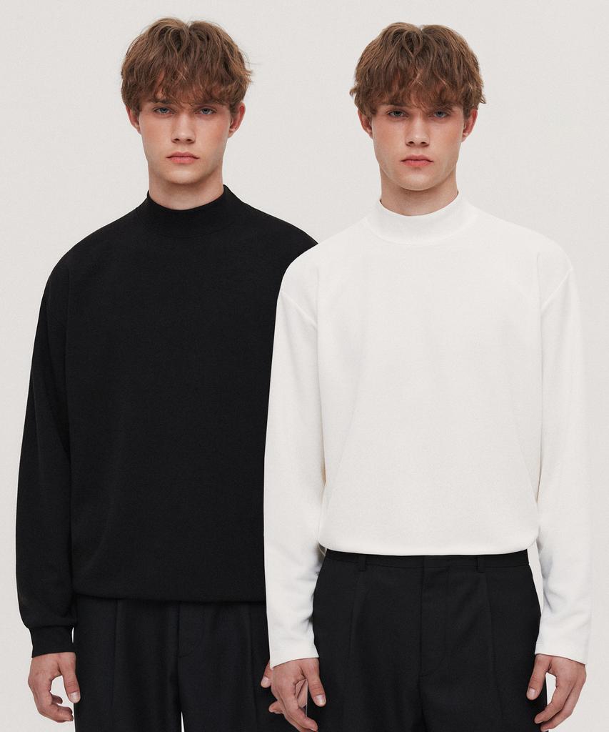 SUARE Half Turtleneck Knit Set