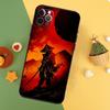 Anime Japanese Samurai Phone Case For iPhone 17 17Air 16 15 14 13 11 12 Pro Max 12 13 Mini 16E Shockproof Cover