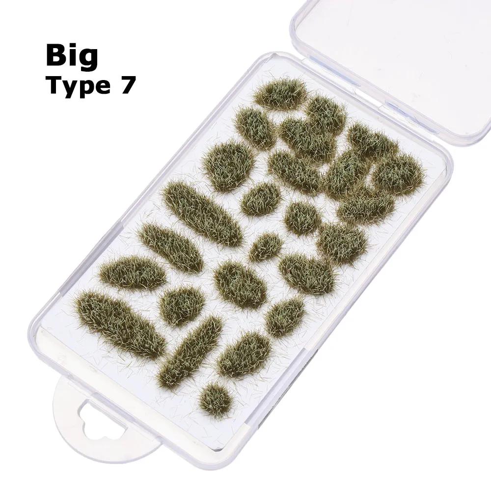 Irregular Grass Tufts Artificial Flower Cluster Simulation Wargaming Scenery Sand Table Layout DIY Accessories Modeling Material