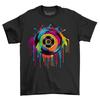 Musik Vinyl Farbklecks Design T-Shirt - Groovy und farbenfroh! Lustiges T-Shirt, Unis