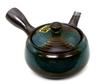 Hisamura Touki Banko Kreisgeflecht Nanbanblau 7137 Teekanne, 260ml, Ware, Teekanne, Fuku-Stil Glasur,