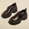 Fashion 2024 Loafers for Women British Style Spring New Thick Soled Comfortable Women's Shoes Retro Women's Shoes