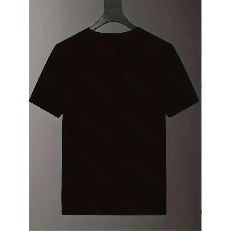 Europese maten Heren T-shirt met korte mouwen - Lichtgewicht Ademend Kreukvrij Ronde hals Casual