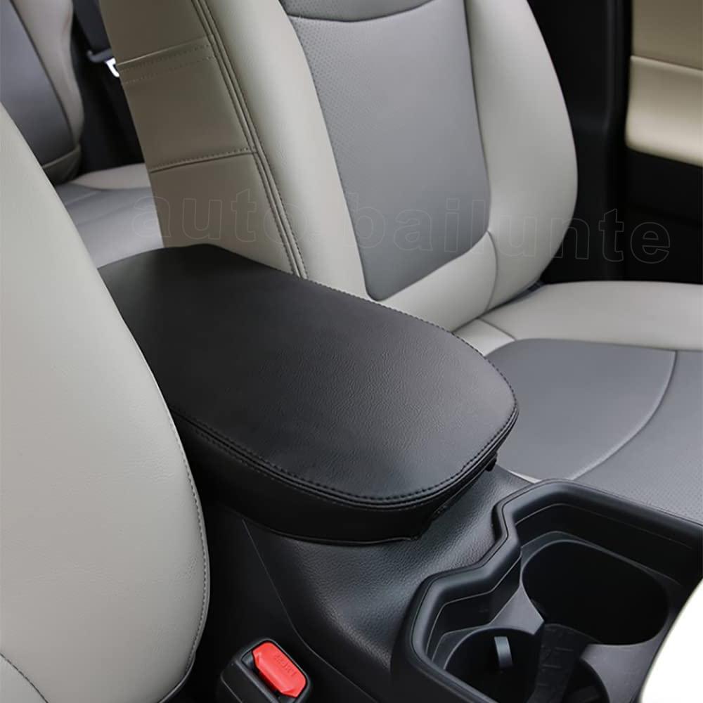 Couvercle de boîte d'accoudoir de voiture en cuir noir, housse de protection pour Console centrale adaptée à Toyota RAV4 RAV 4 2022 2023