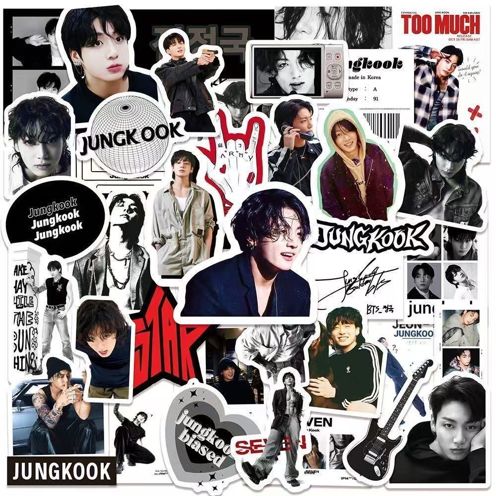 BTS Stickers,Stickers for Laptop Journal Skateboard Guitar Luggage