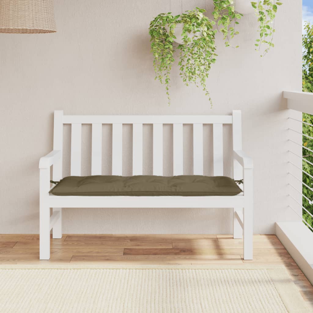 Vidaxl Garden Bench Cushion, Taupe Mélange, 120X50X7 Cm
