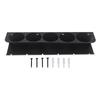 Spray Bottle Storage Rack Carbon Steel Wall Mounted Aerosol Rack Pneumatic Tool Holder Organizer with 5 Holes and 6