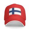 Fashion Flag Of Finland Baseball Cap Men Women Breathable Dad Hat Sports