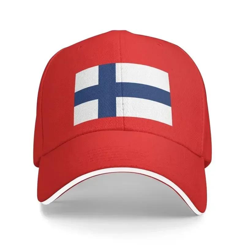 Fashion Flag Of Finland Baseball Cap Men Women Breathable Dad Hat Sports