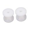 2PCS Boat Trailer Roller 1.97x1.69in White Bow Boat Roller Nylon Bow Stop Bell Roller for Yachts