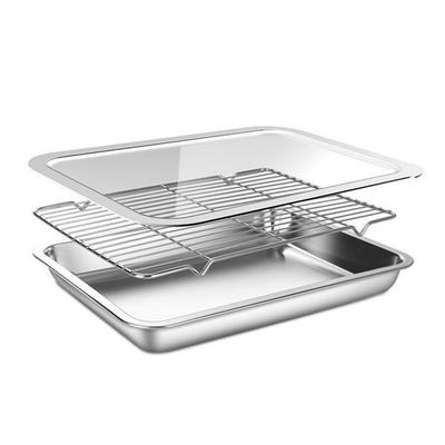WAGENSTEIGER Stainless Steel Square Tray Set No. 4 Special (PC Cover)