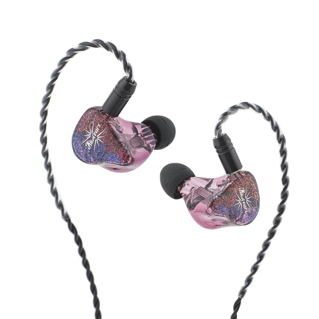 LINSOUL Kiwi Ears Forteza Hybrid HiFi Deep Noise Stereo Comfortable Ergonomic No Waterproof 2DD+1BA Earphones, 3.5mm Jack, Wired, In-Ear, Bass,