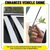 6PCS Black Pillar Chrome Posts Door Trim 2008-2012 Window For Honda Accord Sedan