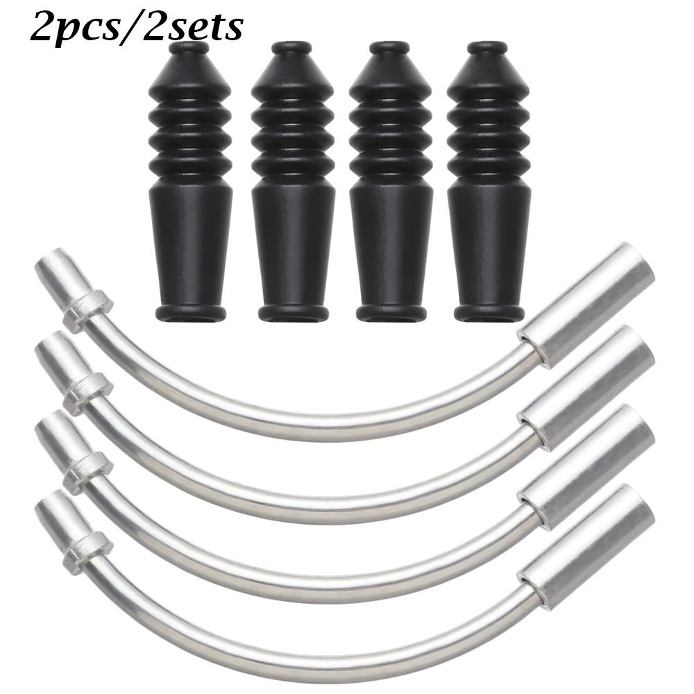 High Quality Hose Brake Bicycle Parts V Brake Noodles Cable Guide Bend Tube Pipe Sleeves Protector