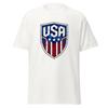 USA Soccer World Cup 2026 T-Shirt | Stained Glass Shield Design | USMNT USWNT Fan Tee