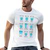 Glass Of Water Optimist Pessimist Realist Etc Cool And Funny Designs Tshirt Basic Tee Shirt For Everyday Outfit