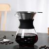 Changqi 400ml Glass Pour-Over Coffee Maker with Filter