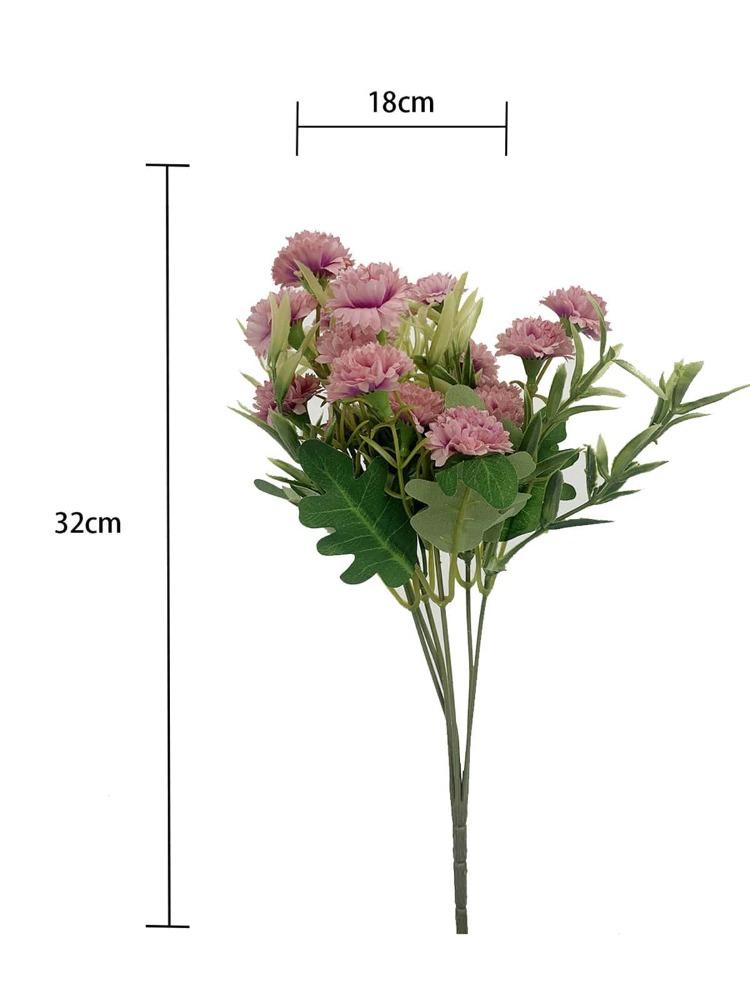4 Bunches Small Carnation Artificial Flowers Bulk Fake Flower with Stems Silk Carnation Flowers for Outdoors Wedding Home Hotel Decorations