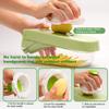 Multifunctional Vegetable Cutter Vegetable Chopper with 8 Blades Slicer Dicer Grater Peeler Multifunctional Onion Chopper