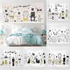 Simple Small Animal Decorative Tapestry Home Wall Living Room Office Decorative Tapestry
