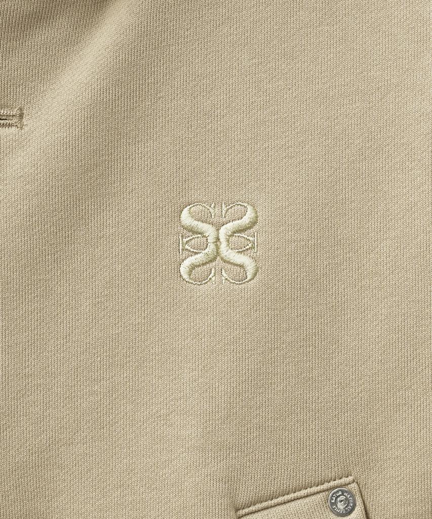 Satur Theo Cotton All Day Hoodie Zip-Up Beige (Type B)
