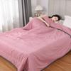 Water Wash Cotton Summer Cooling Comforter For Single And Double Bed With Machine Washable Fabric