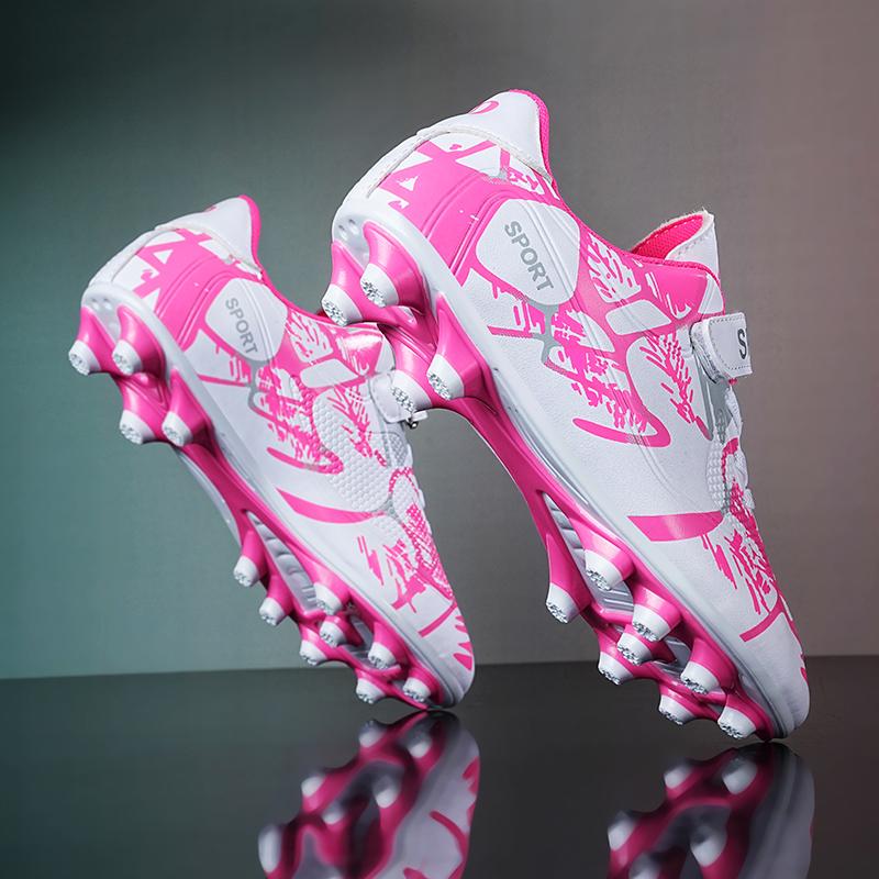 Chindren Soccer Shoes Kids Football Boots Boy Girls Professional Soccer Cleats Antiskid Chaussure Football TF/FG Outdoor Football Shoes