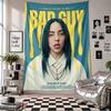 Wall TapestryBillie Eilish Art Hanging Cloth Decorative Background Cover for Room Decoration