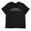 NF Happy White T-Shirt Oversized Boys Whites Basketball Graphic Tees Customs Design Your Own Mens T Shirts