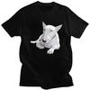 Custom Cool English Bull Terrier T Shirt Men 100 Cotton Tshirt Leisure Tee Tops Streetwear Tshirt