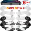 2-6PCS USB C Anti Loss Dust Plugs Type C Charging Port Cover for iPhone 16 Pro Max 16Plus Xiaomi Samsung Stopper Cap Dustplug