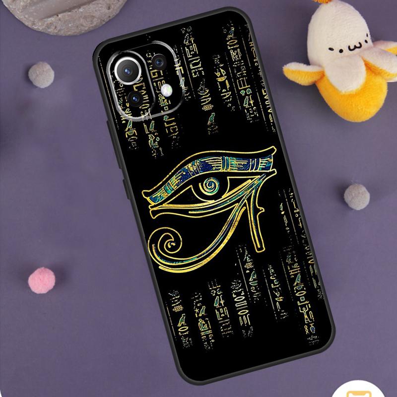 Sacred Eye of Horus Egypt Fresco Case For Xiaomi 15 14 Ultra 13T 14T 15T 17 Pro Max POCO F8 Ultra X5 X6 X7 F5 F6 F7 Pro Cover