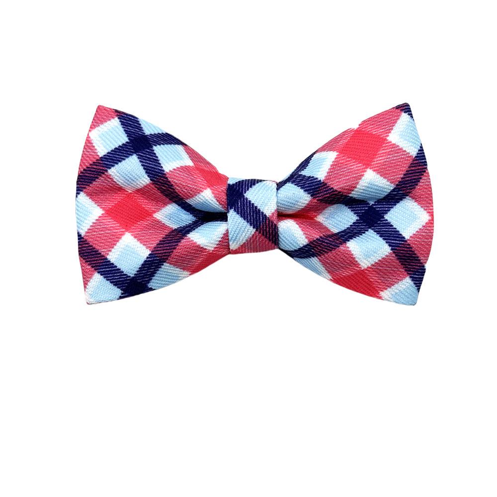 50/100pcs Plaid Style Dog Bow Ties For Collar Removable For Small Dog Cat Bowties Collar Accessories Pet Grooming Bows For Dogs